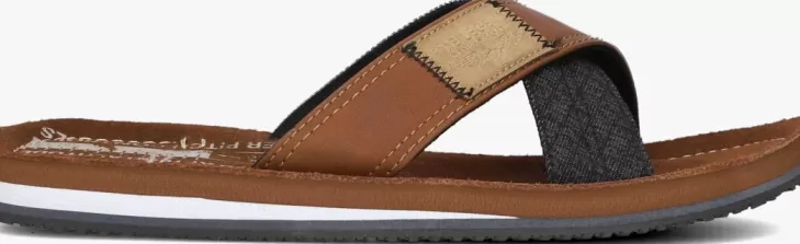 Cheap PME LEGEND Slippers Haig Cognac