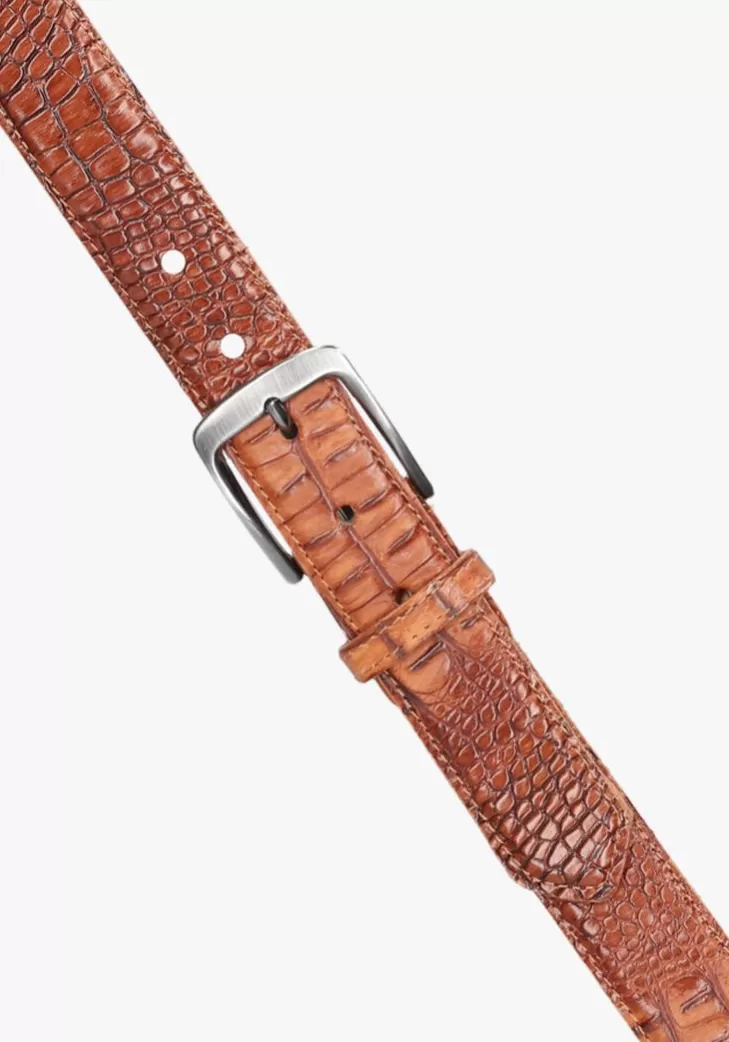 Shop REHAB Riem Belt Croco 421 Cognac