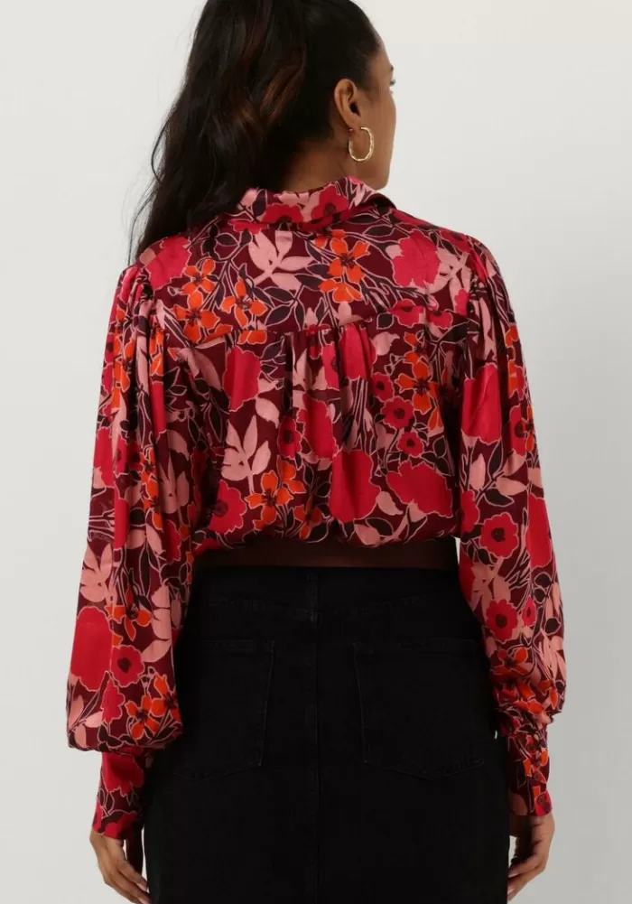 Dames AAIKO Blouses^Rode Blouse Charlotta Pes 505 Top