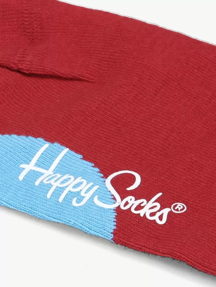 Fashion HAPPY SOCKS Rode Sokken Jumbo Dot Rood