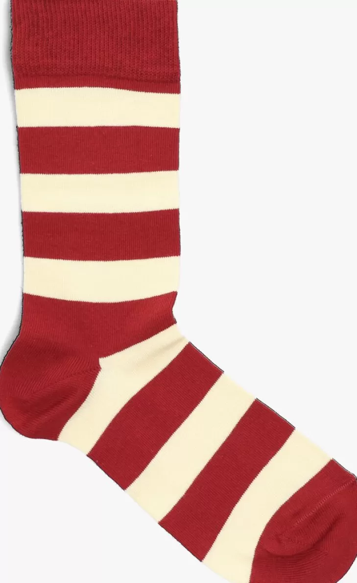 Hot HAPPY SOCKS Rode Sokken Stripe Rood