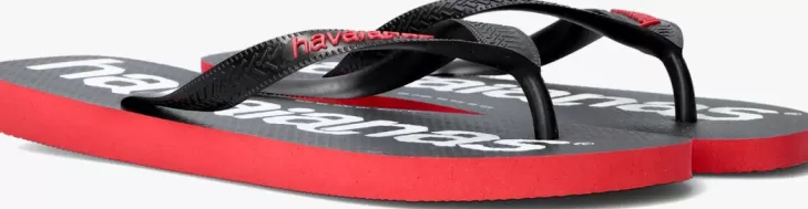 Cheap HAVAIANAS Rode Teenslippers Hav. Top Logomania Rood