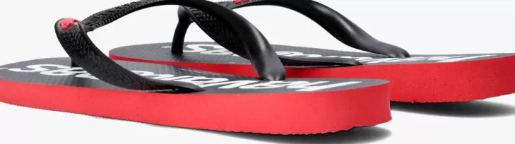 Cheap HAVAIANAS Rode Teenslippers Hav. Top Logomania Rood