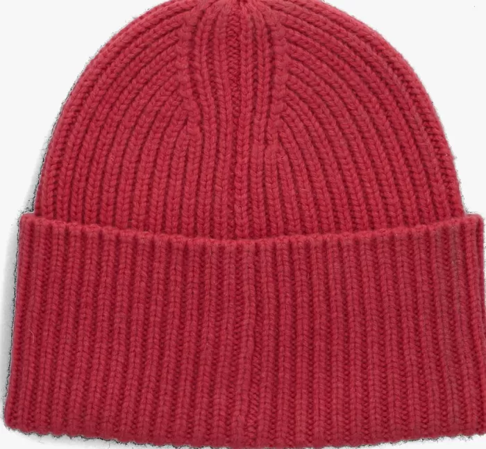 Dames MSCH COPENHAGEN Mutsen^Rode Muts Mschkara Logo Beanie