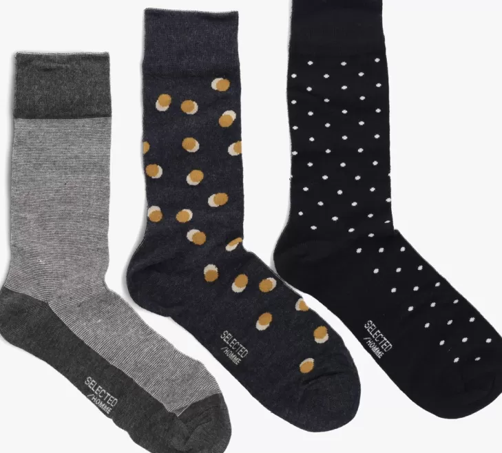 Cheap SELECTED HOMME Sokken Jase 3-Pack Sock Giftbox Multi