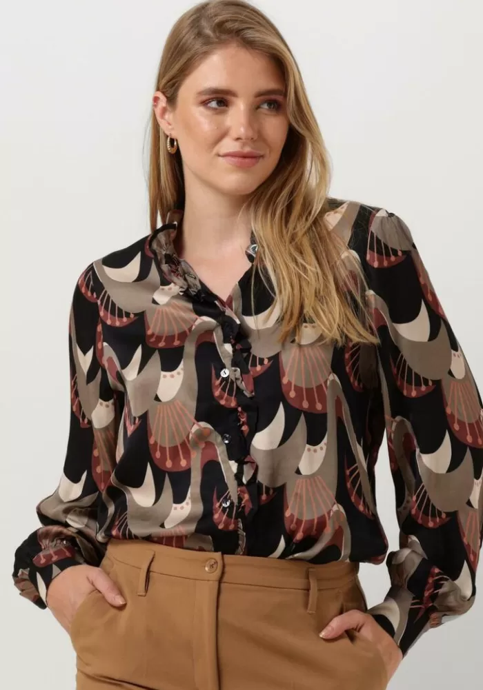 Dames SUMMUM Blouses^ Blouse Blouse Abstract Peacock