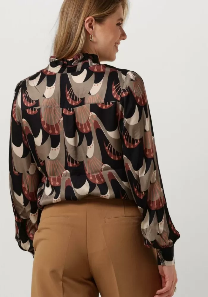 Dames SUMMUM Blouses^ Blouse Blouse Abstract Peacock