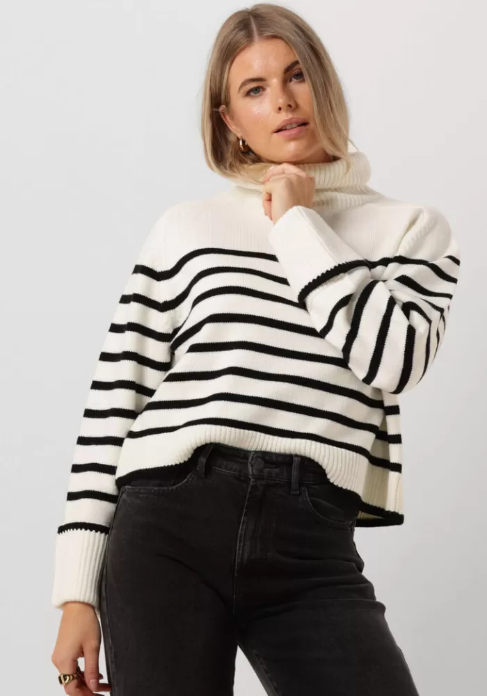 Dames CO'COUTURE Truien & Vesten^Te Coltrui Mero Crop Stripe Knit