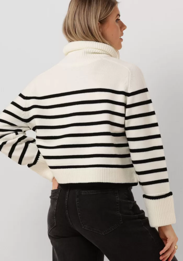 Dames CO'COUTURE Truien & Vesten^Te Coltrui Mero Crop Stripe Knit