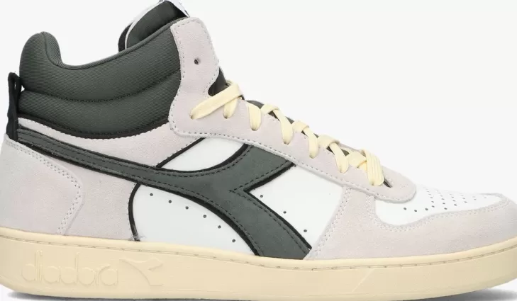 Flash Sale DIADORA Te Hoge Sneaker Magic Basket Demi Cut Wit