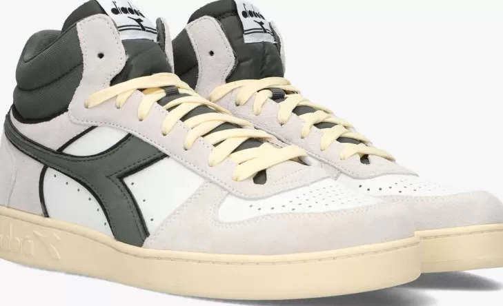 Flash Sale DIADORA Te Hoge Sneaker Magic Basket Demi Cut Wit