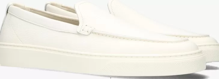 Fashion WOOLRICH Te Loafers Boat Slip On Heren Wit