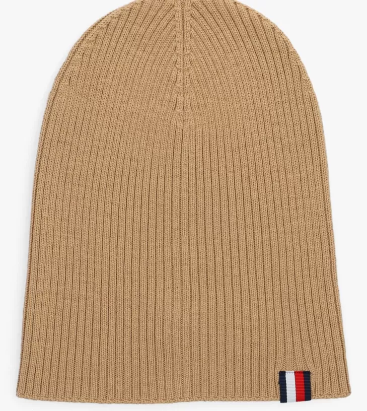 Best TOMMY HILFIGER Muts Elevated Merino Beanie Camel