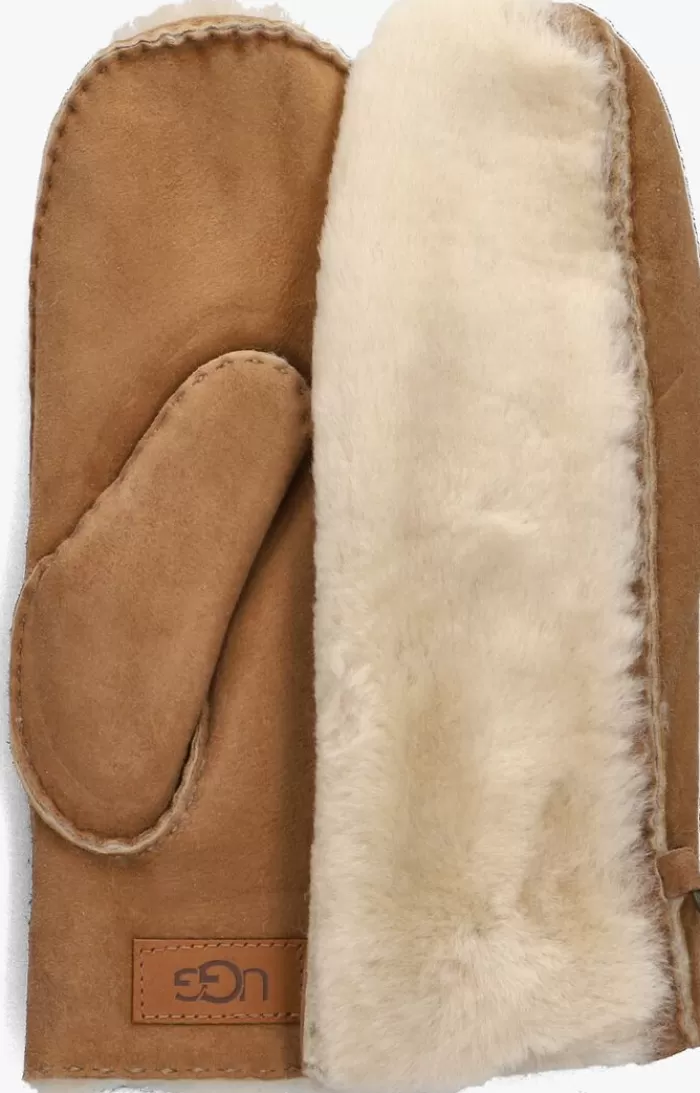 Dames UGG Handschoenen^ Handschoenen Exposed Sheepskin Mitten