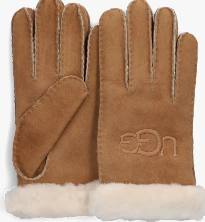 Dames UGG Handschoenen^ Handschoenen Shearling Embroider Glove