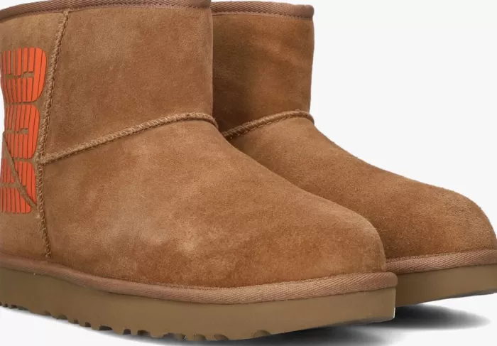 Dames UGG Laarzen^ Vachtlaarzen Classic Mini Side Logo