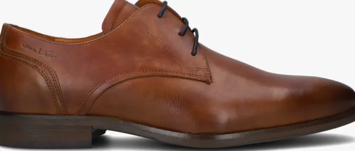 Cheap VAN LIER Veterschoenen Erasmo Cognac