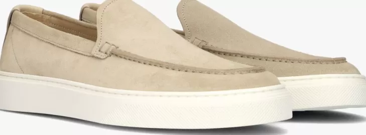 Shop WOOLRICH Loafers Boat Slip On Heren Beige